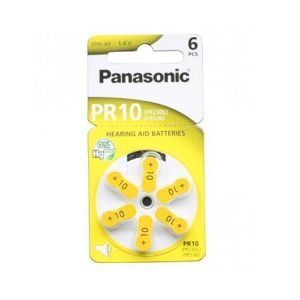 PANASONIC μπαταρίες ακουστικών βαρηκοΐας PR10