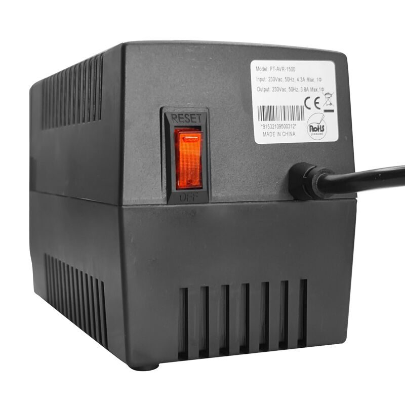 POWERTECH σταθεροποιητής ρεύματος PT-AVR-1500, 1500VA, 3x έξοδοι πρίζας